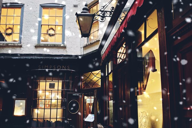 A Christmas Carol and Charles Dickens Old London Walking Tour - Meeting at Temple Station and finishing at Leadenhall Market