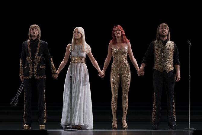 ABBA Voyage Tickets in London - The 1 hour 40 minutes show rhythm: songs, visuals, and a live band