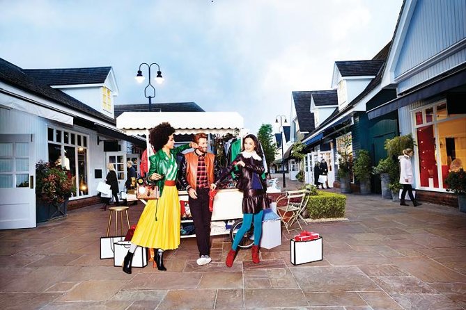 Bicester Village Shopping Trip from London with VIP Discount - The Bicester Village experience: 150+ boutiques, real brands, and big discount energy
