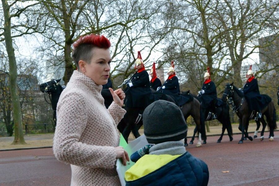Bobbies, Corgis and the 7 Lions - Horse Guards Parade and Trafalgar Square, seen through a kid’s lens