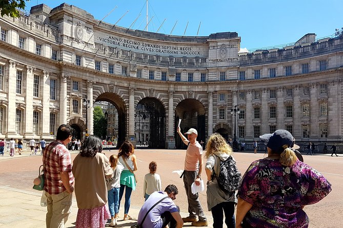 British Royal 3 Hour Walking Tour! - Horse Guards Parade at Whitehall, the Arch, the Clock, the Close-Up Photos