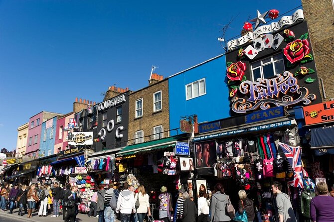 Camden Market, Borough Market and Covent Garden Market Private Tour - Camden Market: music, fashion, and odd finds with a local filter