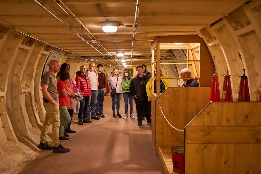 Clapham South: Subterranean Shelter Guided Tour - WWII life, guided by a 1940s ARP warden role-play