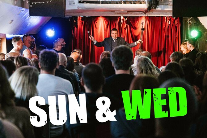 Dark Comedy on Battersea Barge - The theatre deck show, seated ticket, and the 18+ content check