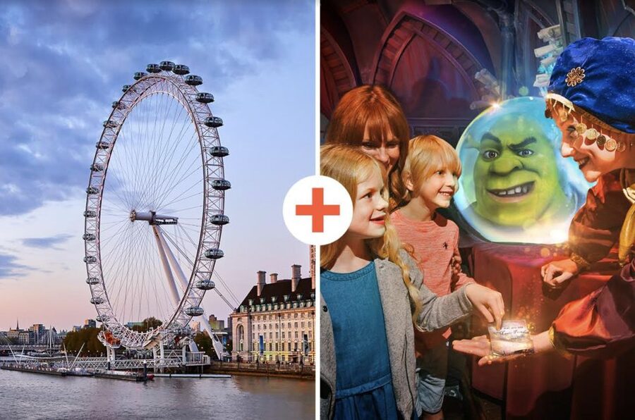 DreamWorks Shrek's Adventure and London Eye: Combo Ticket - Wheelchair access and carer entry