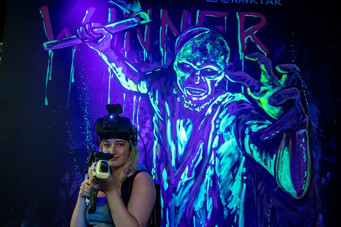 Epic 60 Minute Free-Roam Virtual Reality Experience at Navrtar - The Bar Area Break, Food and Drinks You Pay For, and Table Games
