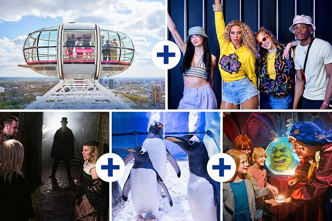 Five attraction pass including Madame Tussauds & The London Eye - Entering Madame Tussauds London: Royal Balcony, Taxi Ride, and Marvel 4D