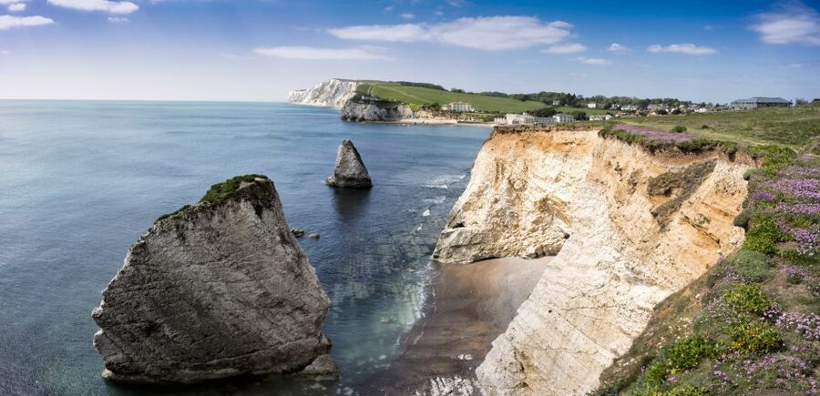 From London: 3-day Isle of Wight & the Southern Coast Tour - St. Catherine’s Down cliffs at sunset: why the timing is the point