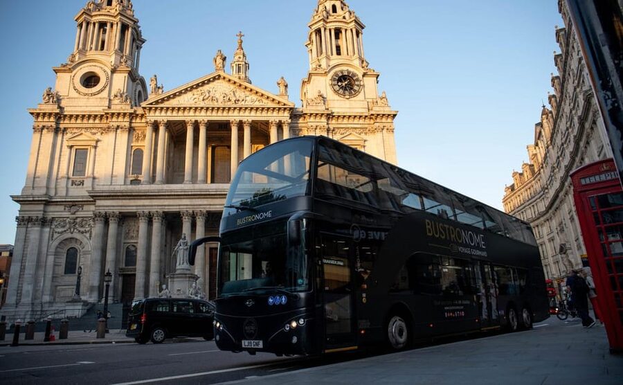 Gastronomic 6-course fine-dining dinner on Luxury London Bus - Vegetarian and vegan menus: confirm carefully before you go