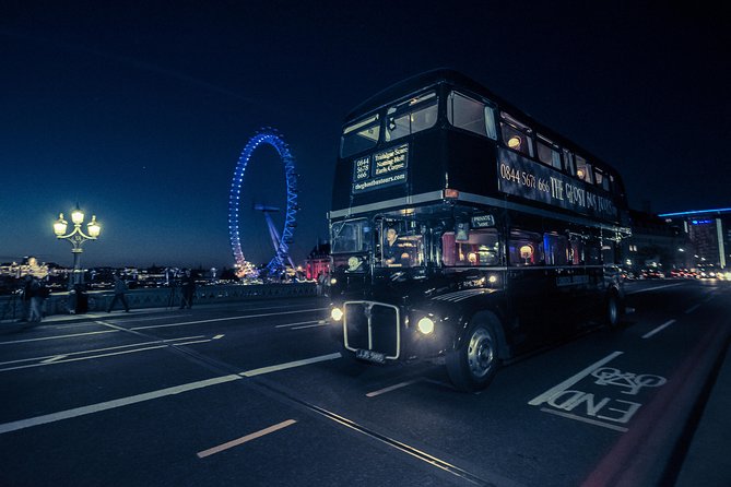Ghost Bus Tour of London - Boarding at Northumberland Avenue, and what to expect on the bus