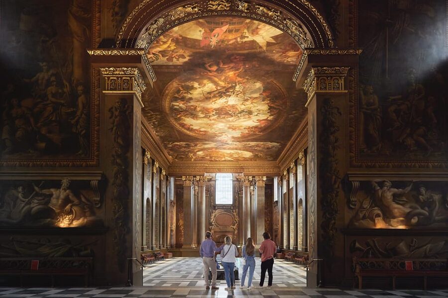 Greenwich: Painted Hall Entry and Old Royal Naval College - Photo stop and the short guided segment, use it to reset your eyes
