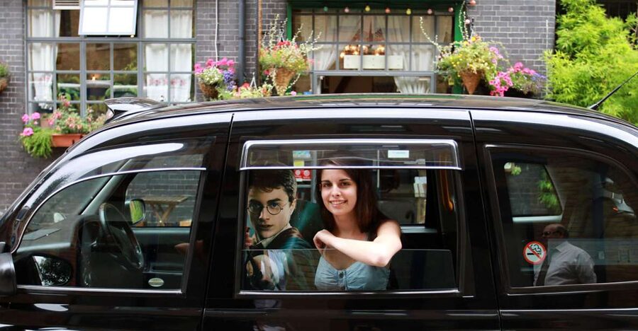 Harry Potter film locations Tour in London - Riding London like a wizard, in a real taxi