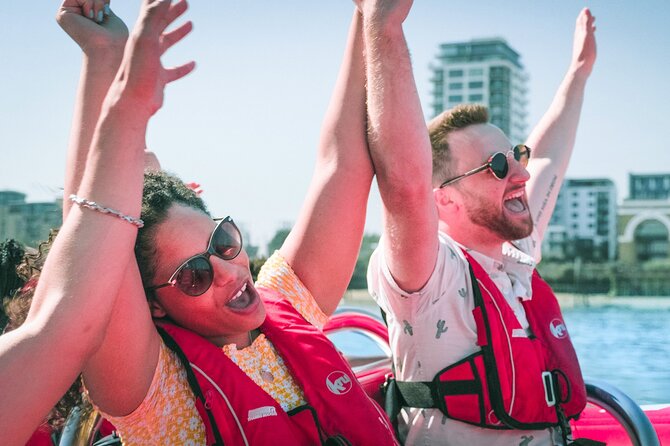 High-Speed Thames River Speedboat in London - Music, Commentary, and the Crew That Keeps It Fun
