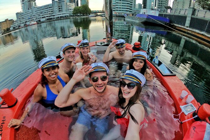 Hot Tub Boat Tour in London - London's most unique tour - The route starts at West India Docks: a slower, more atmospheric hour