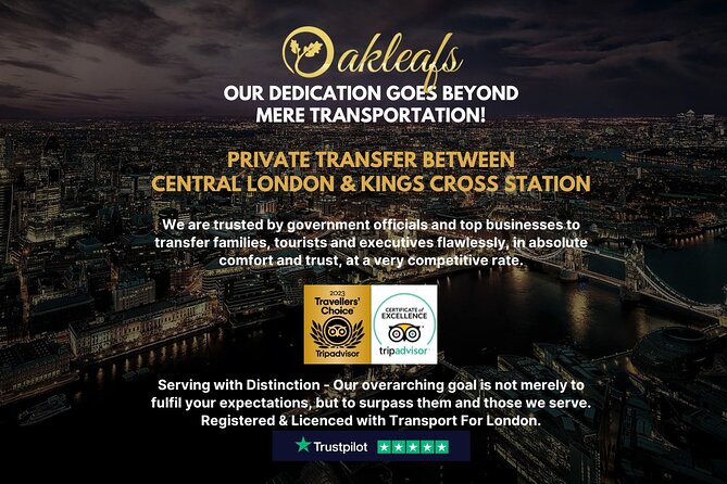 Kings Cross Station – Chauffeur/ Taxi - To & From Central London - Key Things To Know Before Your Kings Cross Transfer