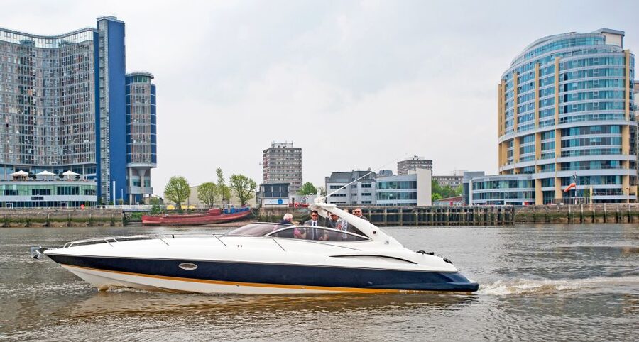 London: 2 hour private luxury yacht hire on the River Thames - Tower of London and Tower Bridge, finishing with iconic scale