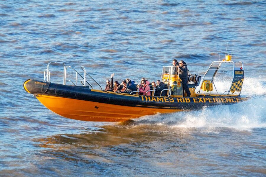 London: 20-Minute Tower RIB Blast from Tower Pier - The Bond-style ride feel: speed, music, and safety basics