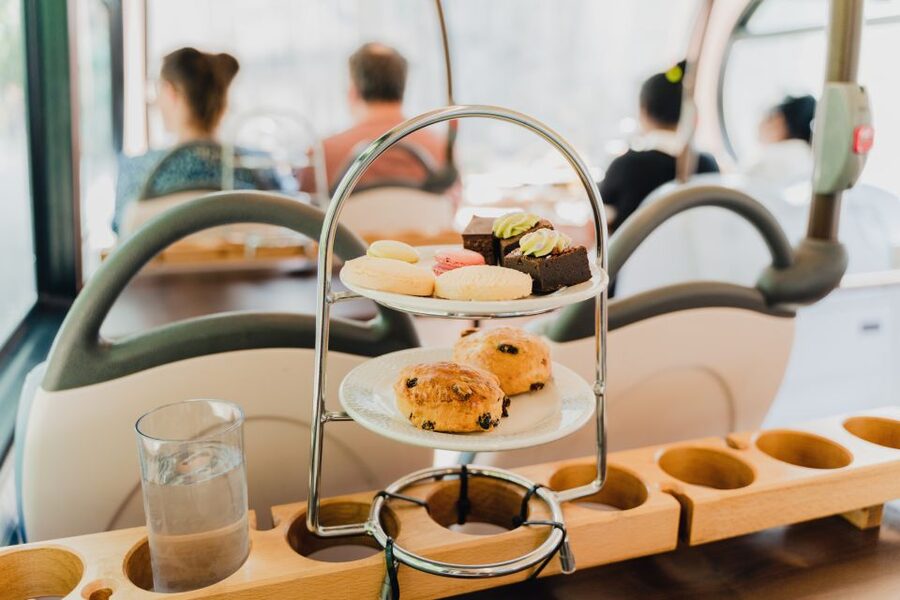 London: Afternoon Tea Bus with a Glass of Prosecco - Tea Meets Traffic: Why This Double-Decker Afternoon Tea Works