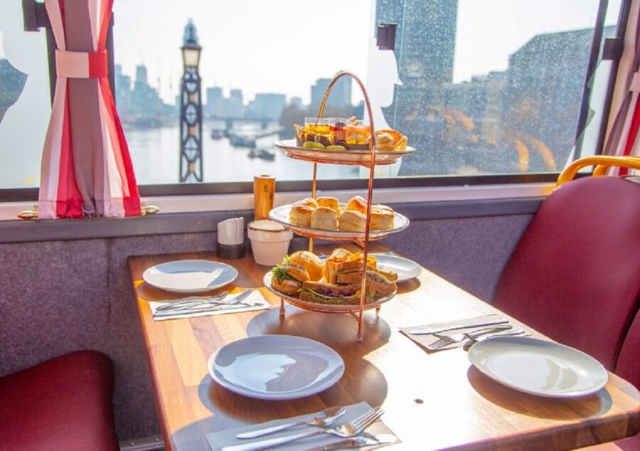 London: Afternoon Tea Bus with a Glass of Prosecco - Landmark Passes You Can Actually Notice: Tower, St Paul’s, London Eye