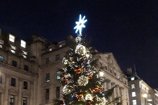 London Bespoke Black Cab Christmas Lights & Sights Private Tour - Covent Garden Piazza: lights plus the Royal Opera House area