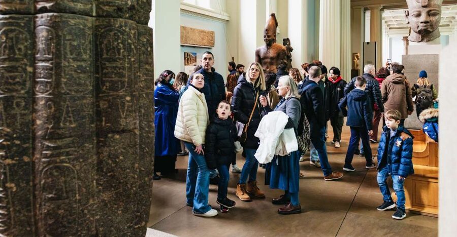 London: British Museum Family-Friendly Private Guided Tour - Practical logistics: meeting point, headset, and hearing the guide