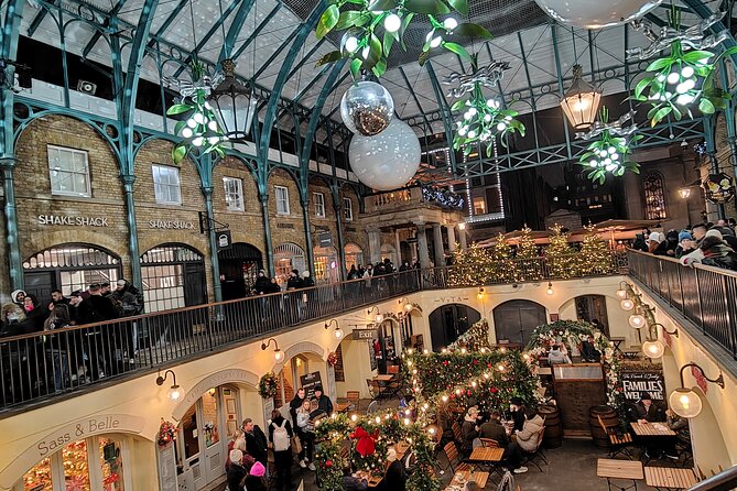 London Christmas Sparkle Private Walking Tour - Liberty London’s ship timbers and the story behind the building
