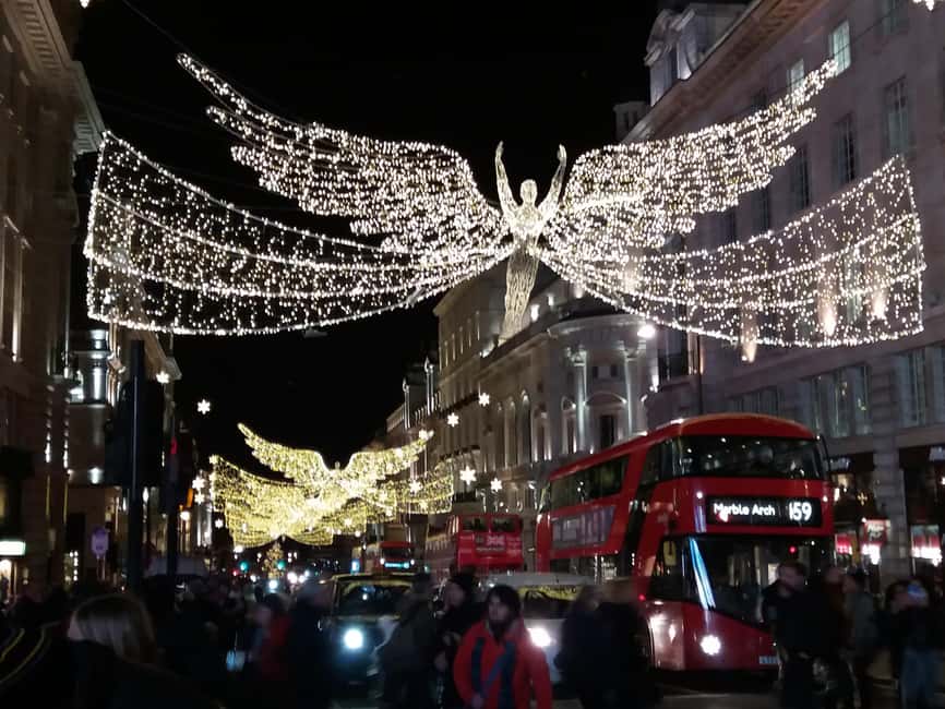 London Christmas Sparkle Walking Tour Small Group - Regent Street’s Angels and the Best Routes for Photos