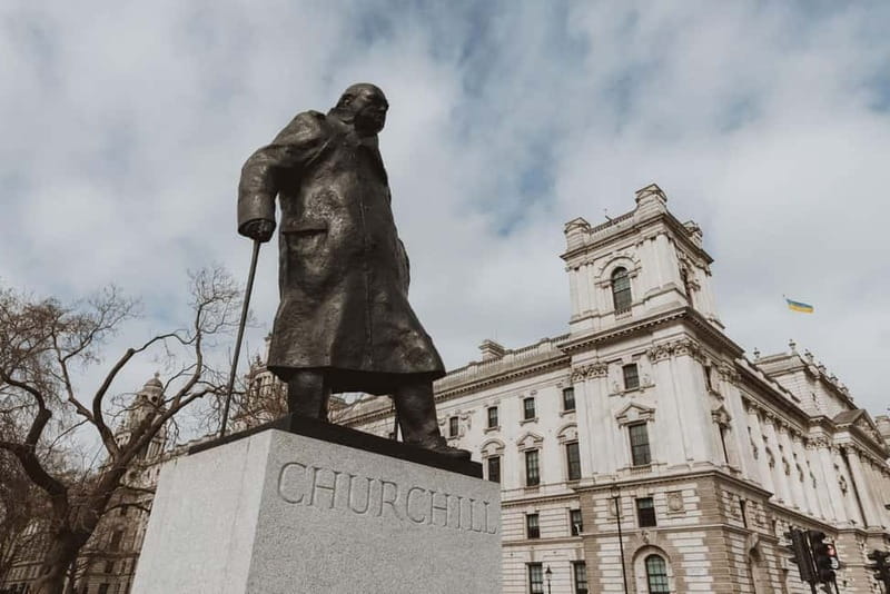 London: Churchill's Life & WW2 with Tour of War Rooms - The walk begins at the RAF Memorial: the right start for a WWII-minded day