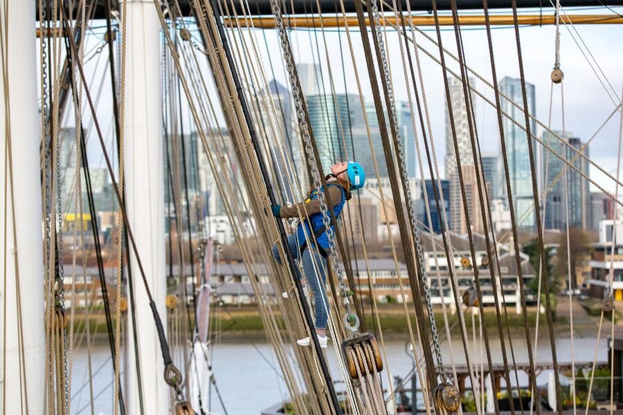 London: Cutty Sark Entry Ticket with Guided Rig Climb - Controlled Descent Back to the Main Deck, No Leaving You Hanging