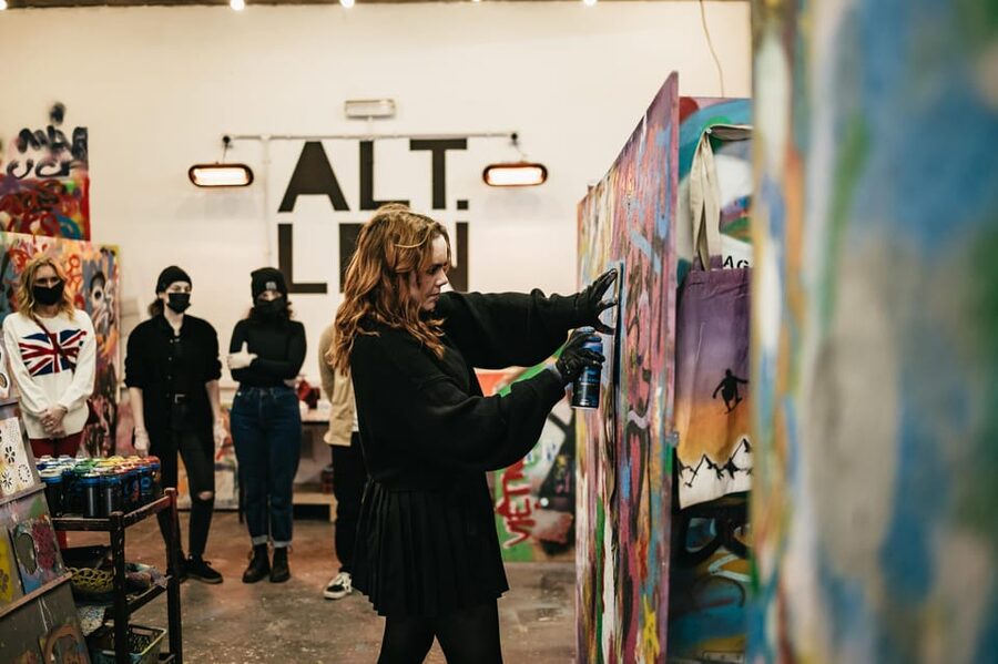 London: East End Street Art Tour and Spray Painting Workshop - Whitechapel Spray Painting Workshop: From Stencil to Your Take Home Piece