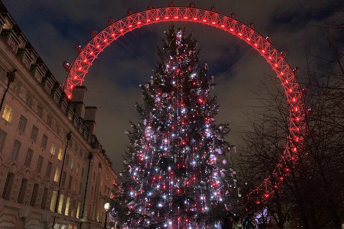 London Exclusive Christmas Lights Guided Tour by Black Cab - Leicester Square and Piccadilly Circus: The West End Light Show