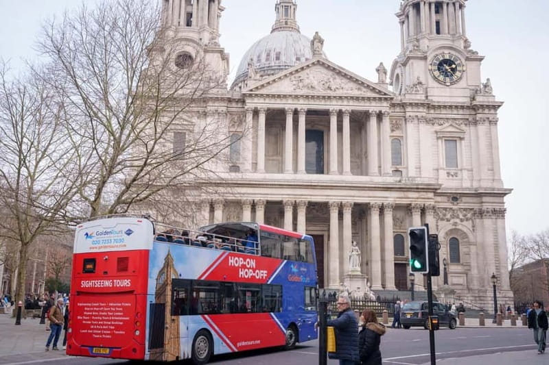 London: Golden Tours Gray Line Hop-on Hop-off Bus Tour - Free walking tours included with the longer passes
