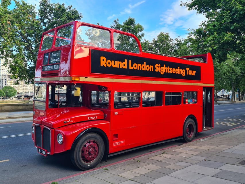 London: Guided Sightseeing Tour on a Vintage Open-Top Bus - Key points worth knowing before you board