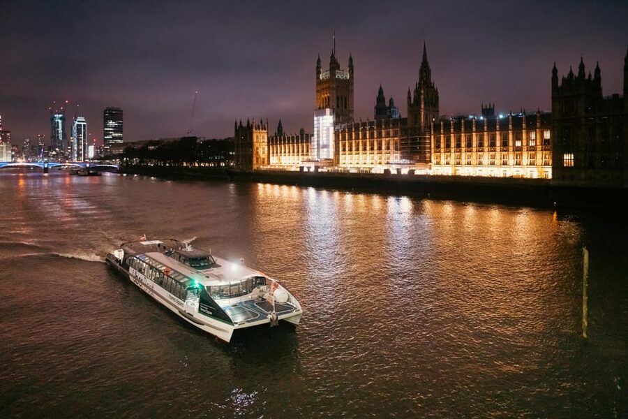 London: Hop-On Hop-Off 1-Day River Sightseeing Adventure - Westminster and the London Eye angle you see from the Thames