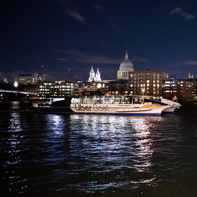 London: Hop-On Hop-Off 1-Day River Sightseeing Adventure - Night riding on the Thames Clippers, when the views feel magical