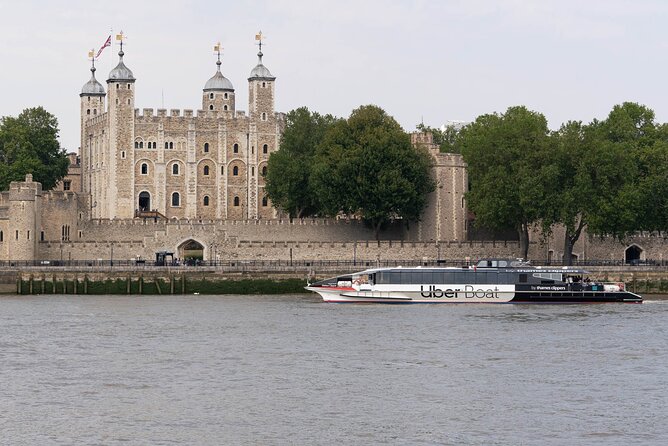 London: Hop-On Hop-Off 1 Day River Thames Adventure - Uber Boat - Westminster and the Embankment side: classic Parliament and Big Ben views without gridlock