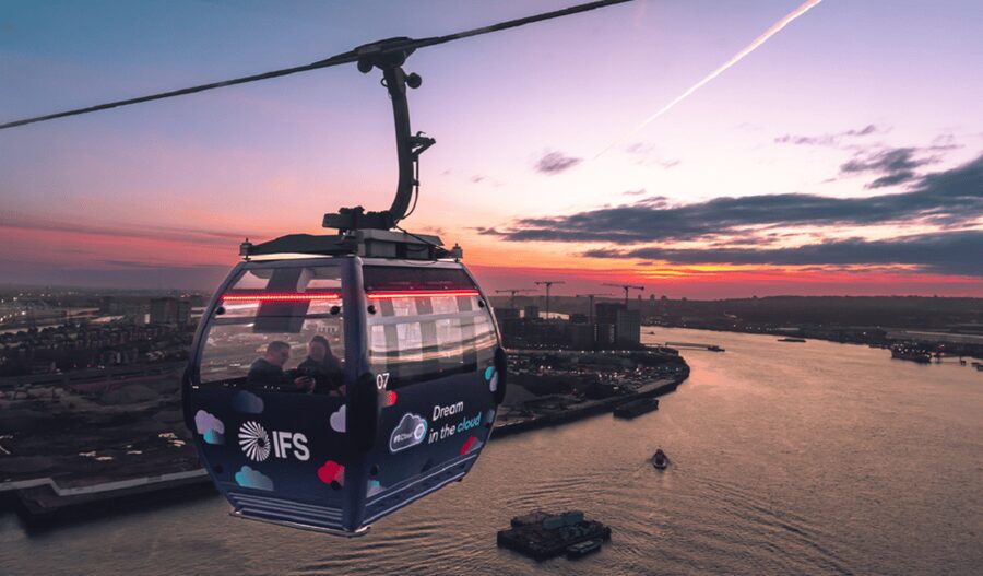 London: IFS Cloud Cable Car - Night Flights After 7pm: When the Thames Turns Into a Light Show