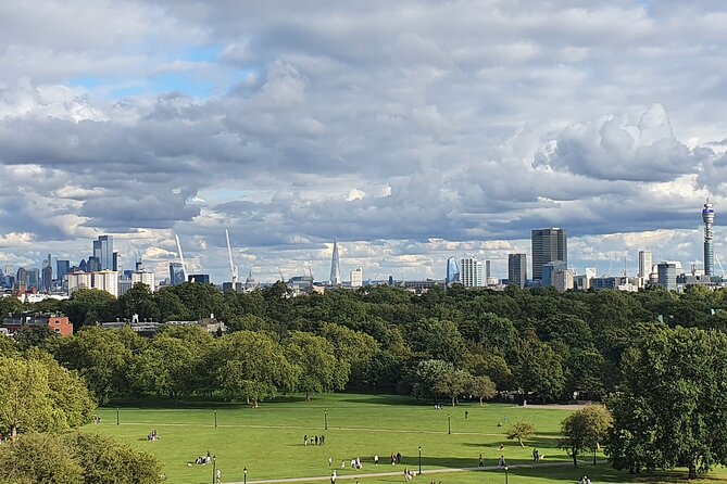 London in a Day Walking Tour from the Tower to Kensington - Bankside, Borough Market, and the Thames skyline from Millennium Bridge