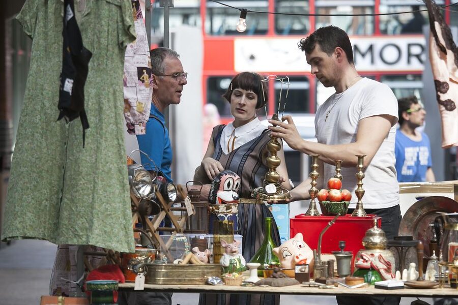 London: Markets, Street Art, and Camden Town Walking Tour - Artillery Passage and Brick Lane, street art on streets you can read