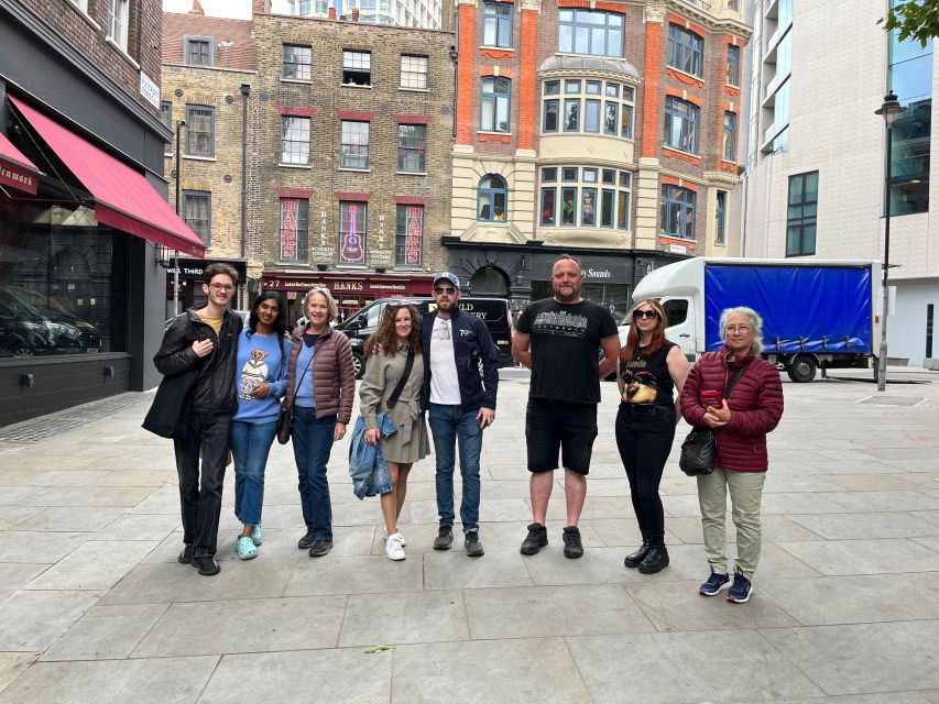 London: Music walking tour of Soho - Soho Square: business headquarters and pop-culture moments
