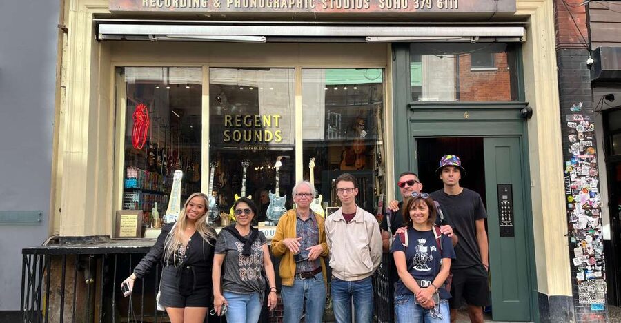 London: Music walking tour of Soho - Denmark Street: the famous music street in real life