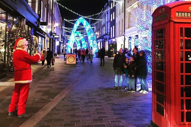 London Private Christmas Lights Taxi Tour with Pick Up - Stop 1: Regent Street for the big, classic light moment