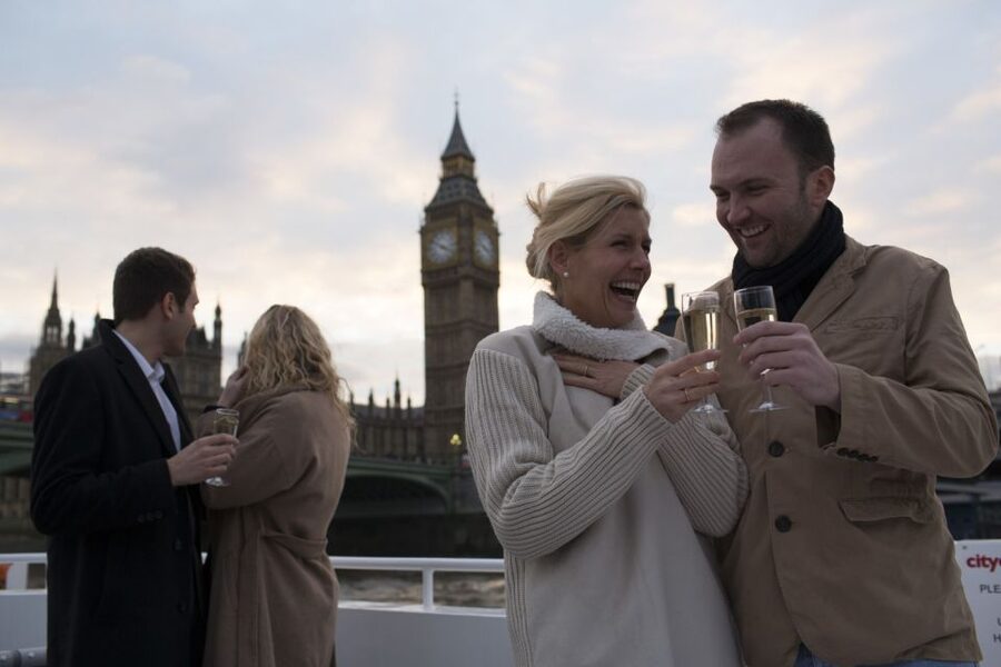 London: River Thames Evening Cruise with Bubbly and Canapés - Tower Millennium Pier: Where the Evening Starts and How to Get the Best Spot
