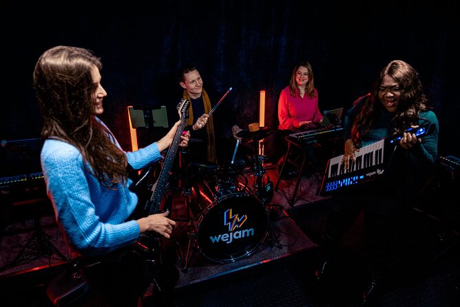 London: Rock On! Camden's Interactive Rockstar Experience - Rehearsal, Song Choices, and Bandmate Scoring