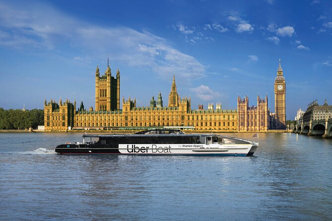 London Roundtrip Thames Cruise Uber Boat by Thames Clippers - Westminster Pier to Your First Stretch of River Views
