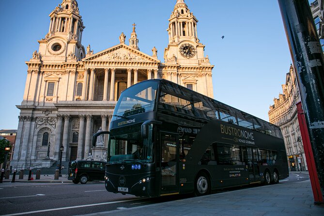 London Scenic Lunch Tour: A Gastronomic Adventure - Entering the Bustronome Dining Bus at Victoria Embankment