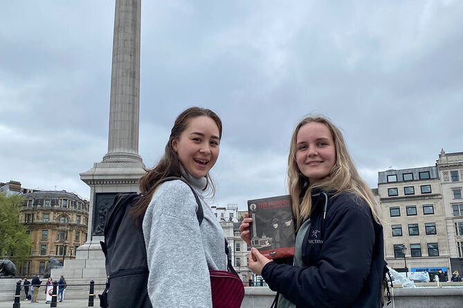 London Self-Guided Murder Mystery Tour by Trafalgar Square - When a self-guided game works best for your group