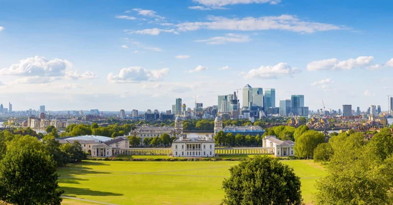 London: Small Group Canterbury, Dover & Kent Villages Tour - Greenwich: Prime Meridian, GMT Origins, and the View Over Royal Naval Land