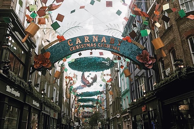 London Soho District Guided Walking Tour Semi-Private 12ppl Max - London Palladium exterior, then West End texture nearby