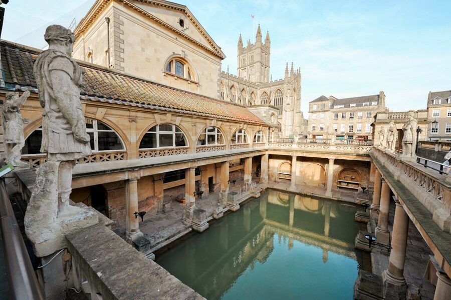 London: Stonehenge, Windsor, and Bath Day Trip by Bus - Roman Baths and the Pump Room: the most hands-on part of the day